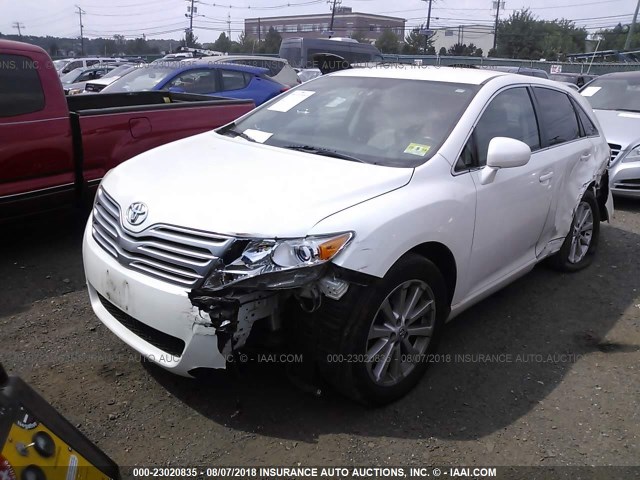 4T3BA3BB8BU024650 - 2011 TOYOTA VENZA WHITE photo 2