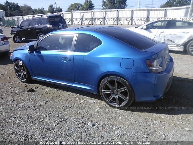 JTKJF5C7XF3089990 - 2015 TOYOTA SCION TC 蓝色 照片 3