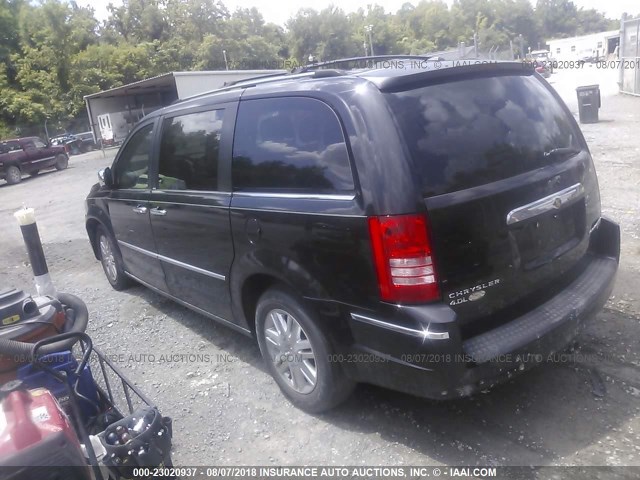 2A4RR7DX7AR322309 - 2010 CHRYSLER TOWN & COUNTRY LIMITED BLACK photo 3