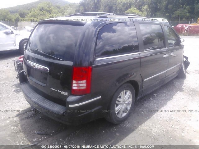 2A4RR7DX7AR322309 - 2010 CHRYSLER TOWN & COUNTRY LIMITED BLACK photo 4