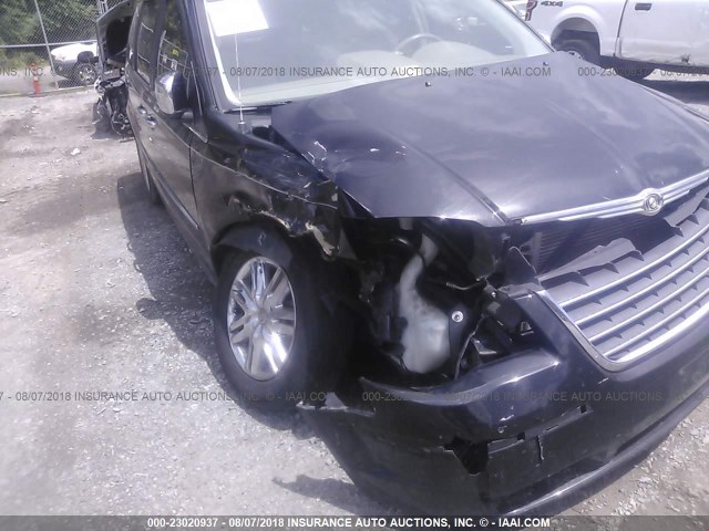 2A4RR7DX7AR322309 - 2010 CHRYSLER TOWN & COUNTRY LIMITED BLACK photo 6