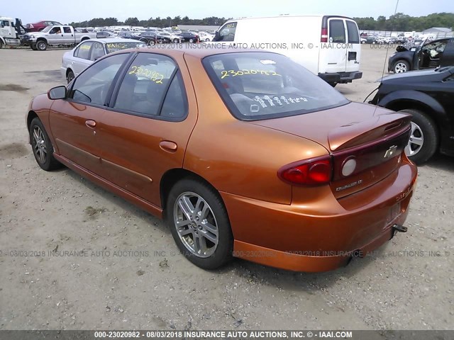 1G1JH54F647186822 - 2004 CHEVROLET CAVALIER LS SPORT ORANGE photo 3