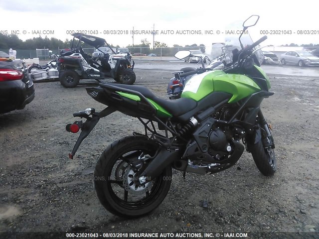 JKALEEF17FDA00488 - 2015 KAWASAKI KLE650 F GREEN photo 4