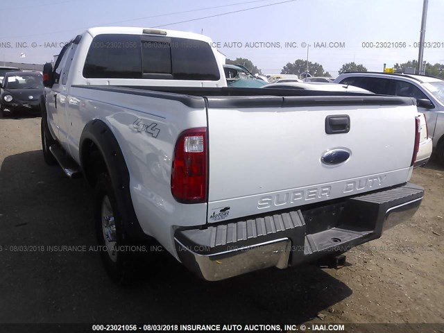 1FTWX31R68EB88669 - 2008 FORD F350 SRW SUPER DUTY WHITE photo 3