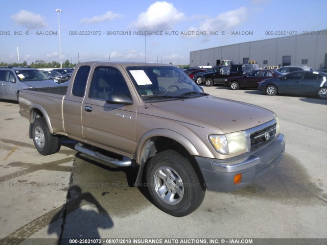 4TASN92N8YZ605135 - 2000 TOYOTA TACOMA XTRACAB PRERUNNER ოქროსფერი ფოტო 1