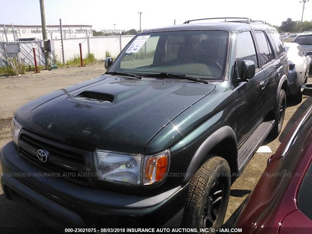 JT3HN86R3X0221339 - 1999 TOYOTA 4RUNNER SR5 GREEN photo 2