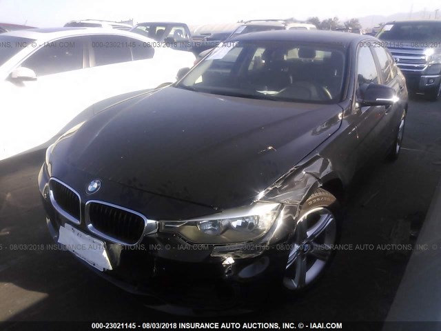 WBA3C1C52DF441047 - 2013 BMW 328 I SULEV BLACK photo 2