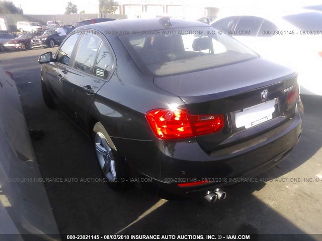 WBA3C1C52DF441047 - 2013 BMW 328 I SULEV BLACK photo 3