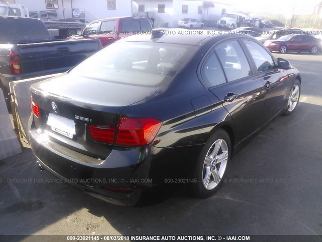 WBA3C1C52DF441047 - 2013 BMW 328 I SULEV BLACK photo 4