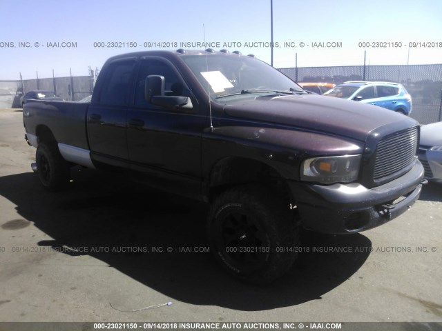 3D7KU28C44G205965 - 2004 DODGE RAM 2500 MAROON photo 1