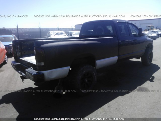 3D7KU28C44G205965 - 2004 DODGE RAM 2500 MAROON photo 4