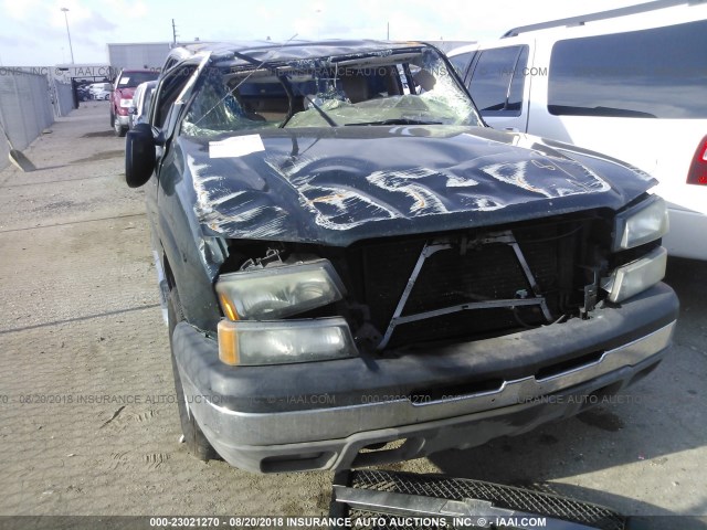 3GNEC13T03G277389 - 2003 CHEVROLET AVALANCHE C1500 GREEN photo 6