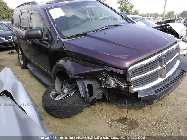 1D4HB58D34F175821 - 2004 DODGE DURANGO LIMITED PURPLE photo 1