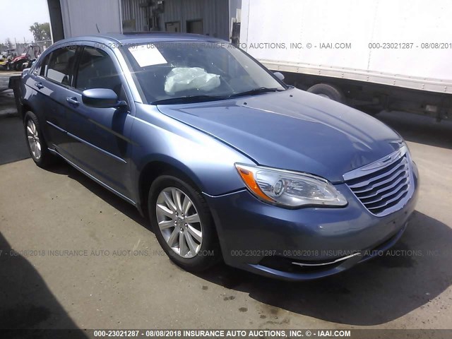 1C3BC1FG0BN553221 - 2011 CHRYSLER 200 TOURING BLUE photo 1