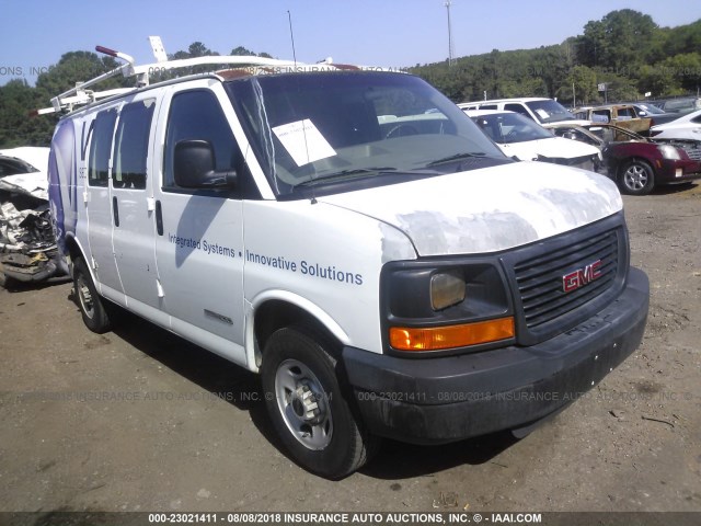 1GTGG25U641224178 - 2004 GMC SAVANA G2500 WHITE photo 1