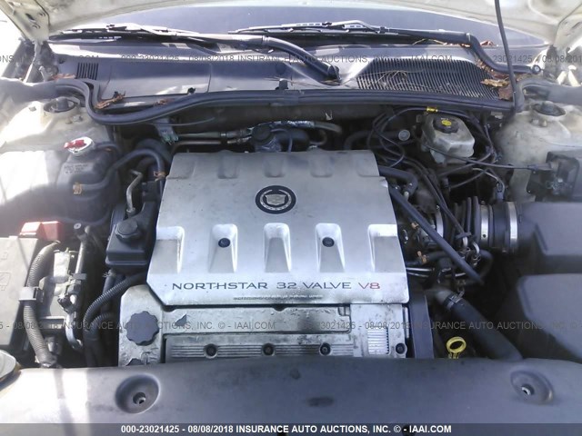 1G6KD54Y12U221504 - 2002 CADILLAC DEVILLE CREAM photo 10