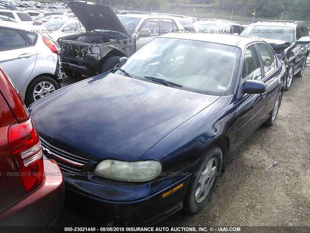 1G1NE52J01M560193 - 2001 CHEVROLET MALIBU LS ლურჯი ფოტო 2