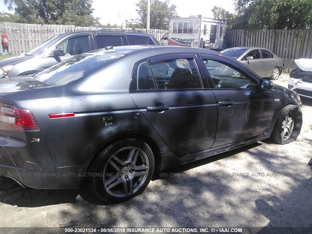 19UUA66277A026904 - 2007 ACURA TL GRAY photo 4