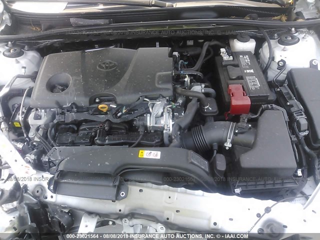 4T1B61HK4JU080377 - 2018 TOYOTA CAMRY XSE WHITE photo 10