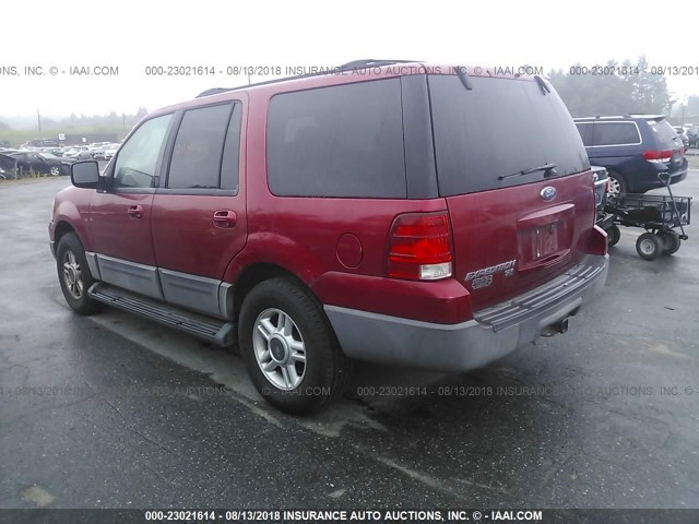 1FMPU16L73LA63069 - 2003 FORD EXPEDITION XLT RED photo 3