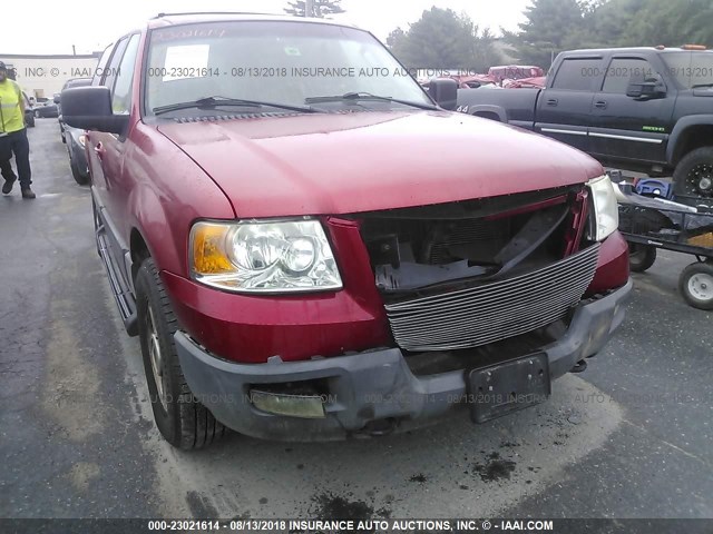 1FMPU16L73LA63069 - 2003 FORD EXPEDITION XLT RED photo 6