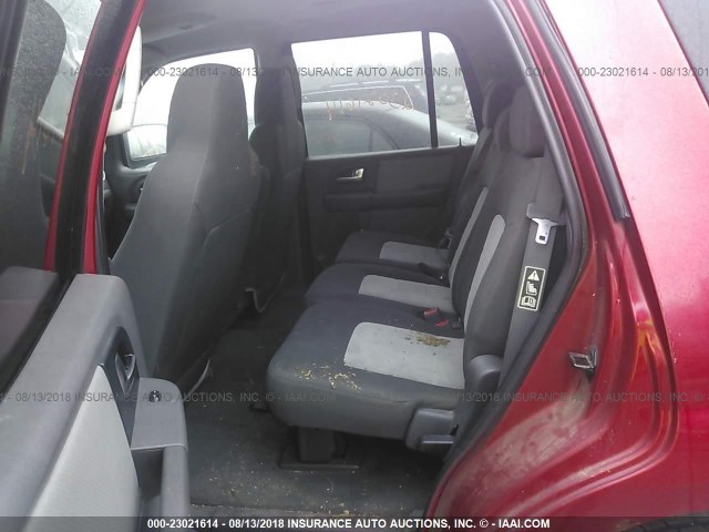 1FMPU16L73LA63069 - 2003 FORD EXPEDITION XLT RED photo 8