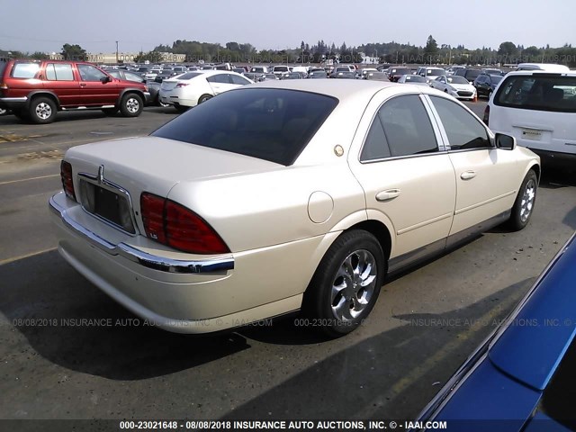 1LNHM87A0YY781728 - 2000 LINCOLN LS 奶油色 照片 4