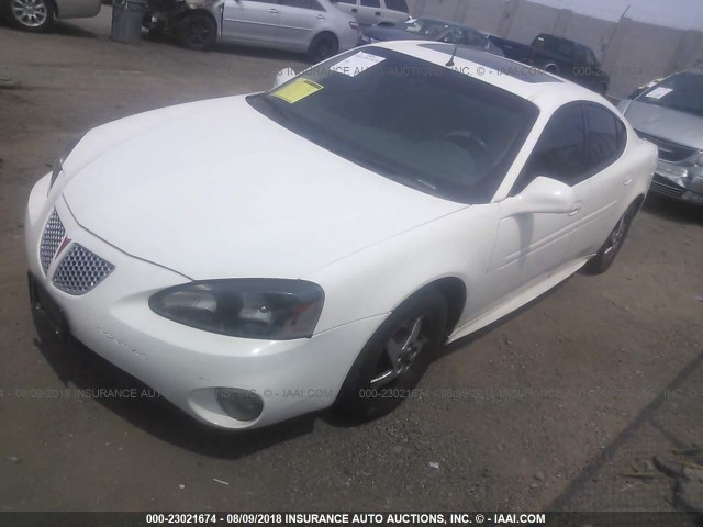 2G2WS522141326338 - 2004 PONTIAC GRAND PRIX GT2 WHITE photo 2