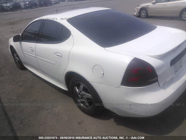 2G2WS522141326338 - 2004 PONTIAC GRAND PRIX GT2 WHITE photo 3