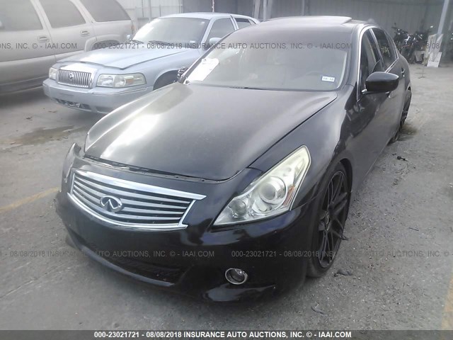 JN1CV6AP7BM500300 - 2011 INFINITI G37 SPORT BLACK photo 2