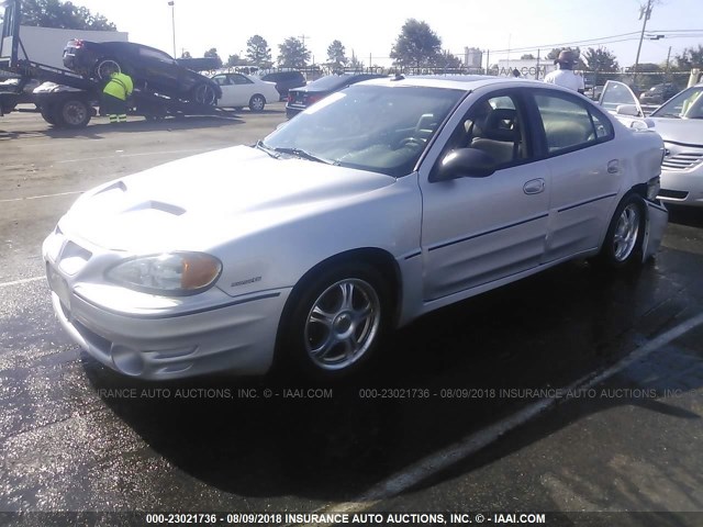 1G2NV52E93C180048 - 2003 PONTIAC GRAND AM GT1 SILVER photo 2