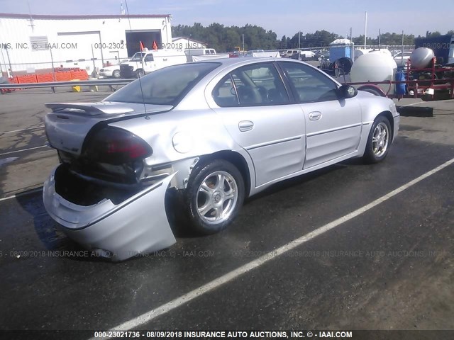 1G2NV52E93C180048 - 2003 PONTIAC GRAND AM GT1 SILVER photo 4