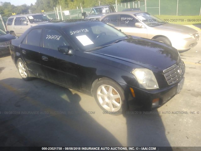 1G6DM577X40164970 - 2004 CADILLAC CTS BLACK photo 1