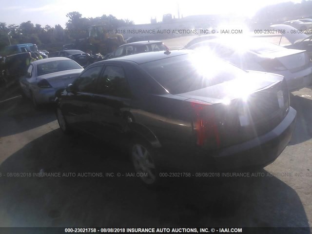 1G6DM577X40164970 - 2004 CADILLAC CTS BLACK photo 3