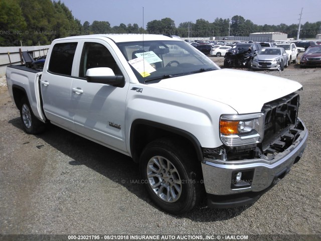 3GTU2UEC8FG181150 - 2015 GMC SIERRA K1500 SLE WHITE photo 1