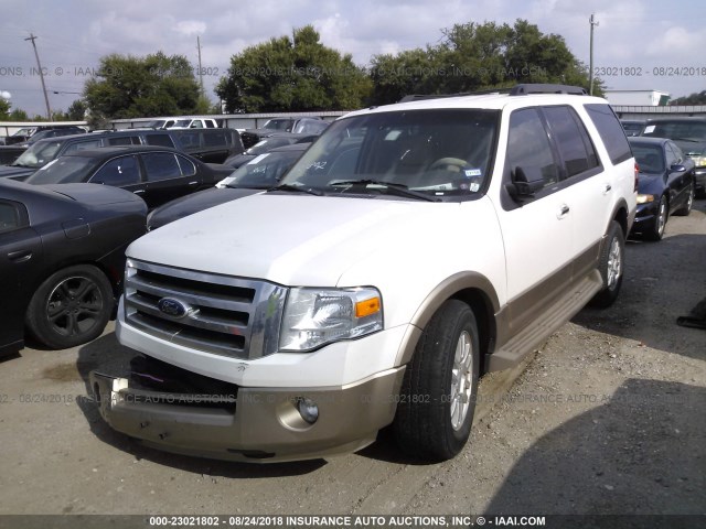 1FMJU1H50BEF38780 - 2011 FORD EXPEDITION XLT/KING RANCH WHITE photo 2