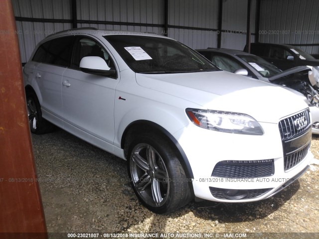 WA1DGBFE1ED010736 - 2014 AUDI Q7 PRESTIGE WHITE photo 1