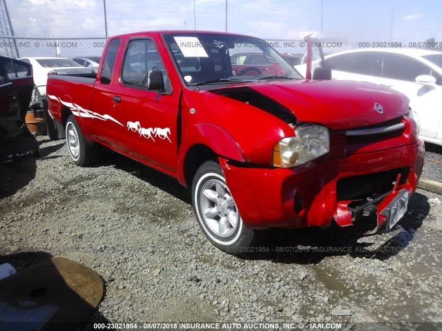 1N6DD26T23C418806 - 2003 NISSAN FRONTIER KING CAB XE RED photo 1