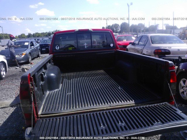 1N6DD26T23C418806 - 2003 NISSAN FRONTIER KING CAB XE RED photo 8