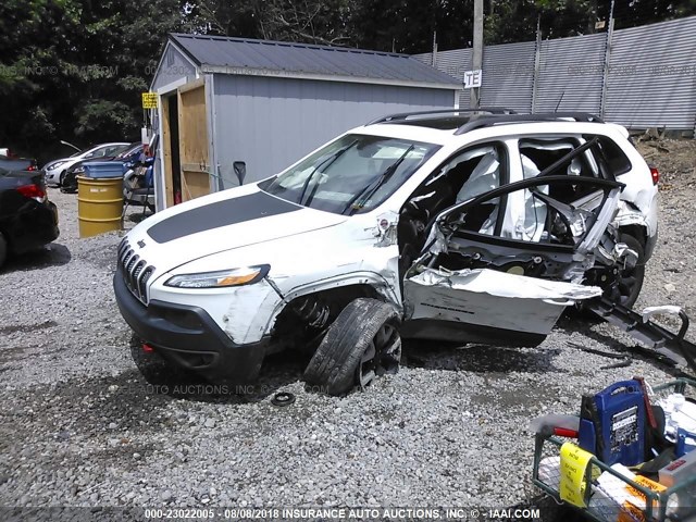 1C4PJMBS0FW648249 - 2015 JEEP CHEROKEE TRAILHAWK 白色 照片 2