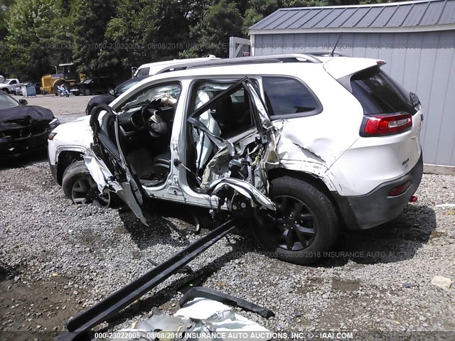 1C4PJMBS0FW648249 - 2015 JEEP CHEROKEE TRAILHAWK 白色 照片 3