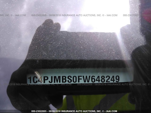 1C4PJMBS0FW648249 - 2015 JEEP CHEROKEE TRAILHAWK 白色 照片 9