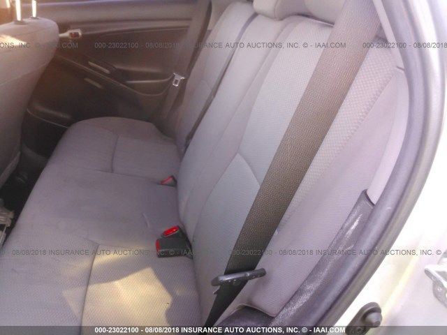 2T1KU4EE2BC558496 - 2011 TOYOTA COROLLA MATRIX  GRAY photo 8