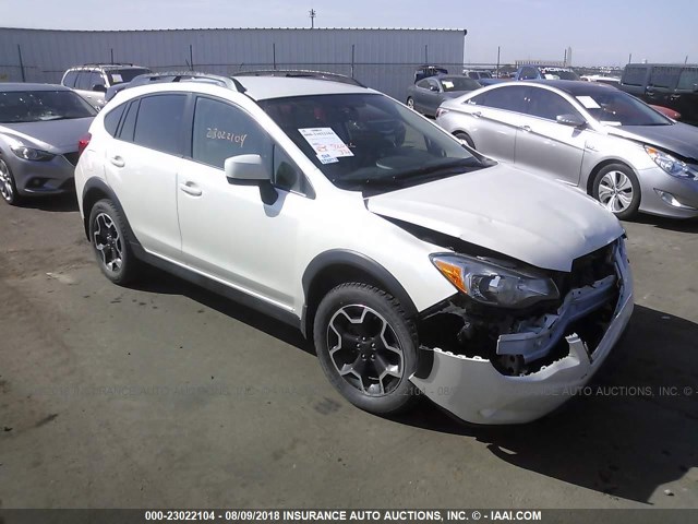 JF2GPAGC5DH841109 - 2013 SUBARU XV CROSSTREK 2.0 LIMITED WHITE photo 1