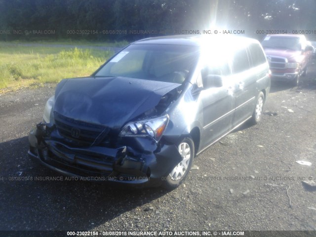 5FNRL38226B126375 - 2006 HONDA ODYSSEY LX GRAY photo 2