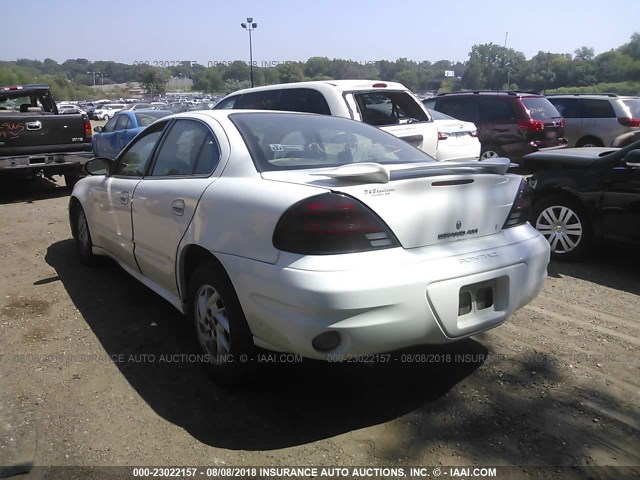 1G2NF52E53C292603 - 2003 PONTIAC GRAND AM SE1 WHITE photo 3