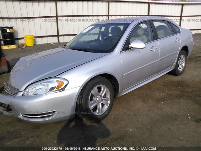 2G1WA5E39F1120649 - 2015 CHEVROLET IMPALA LIMITED LS SILVER photo 2