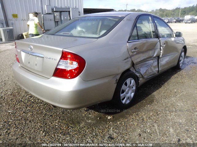 4T1BE32K82U629006 - 2002 TOYOTA CAMRY LE/XLE/SE Алтын фото 4