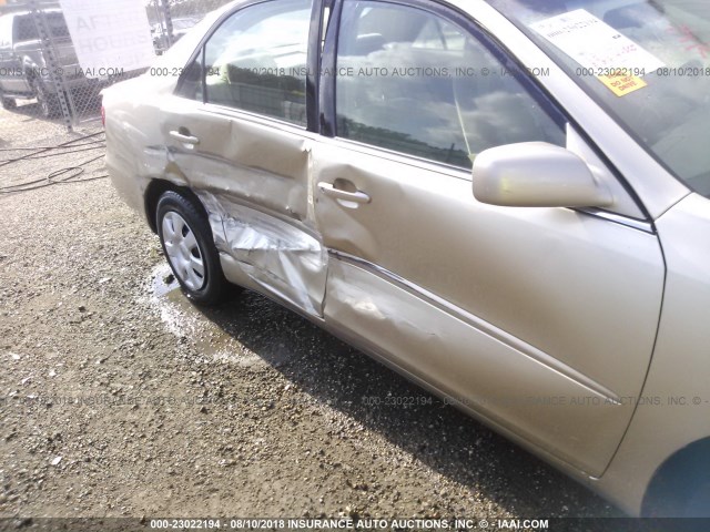 4T1BE32K82U629006 - 2002 TOYOTA CAMRY LE/XLE/SE Алтын фото 6