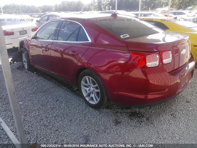 1G11D5RR9DF102822 - 2013 CHEVROLET MALIBU 1LT წითელი ფოტო 3